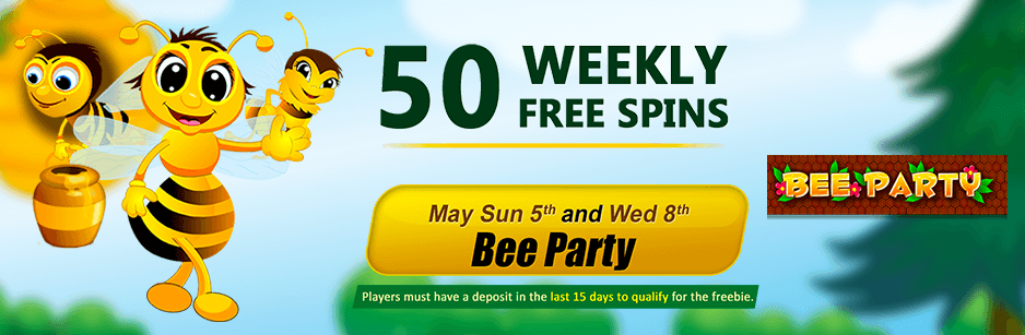 50 FREE Spins Weekly Offer – Limited Time Only