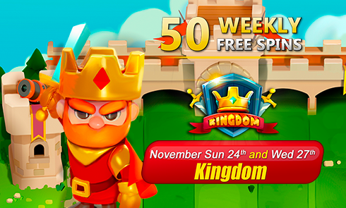 50 FREE Spins Weekly Offer – Limited Time Only