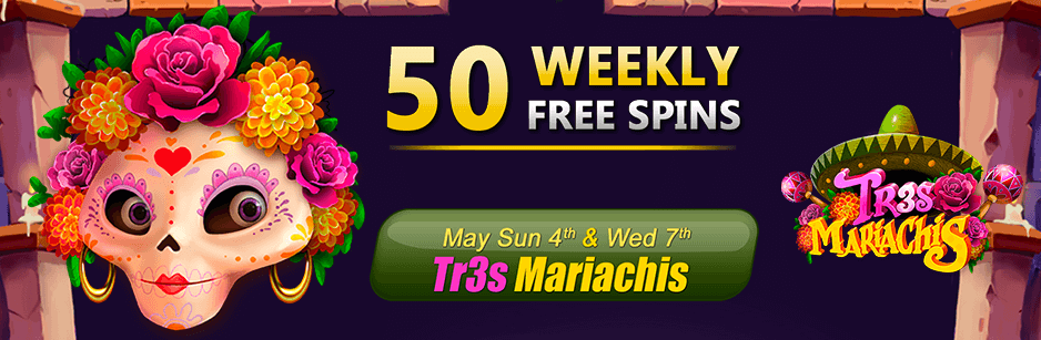 50 FREE Spins Weekly Offer – Limited Time Only
