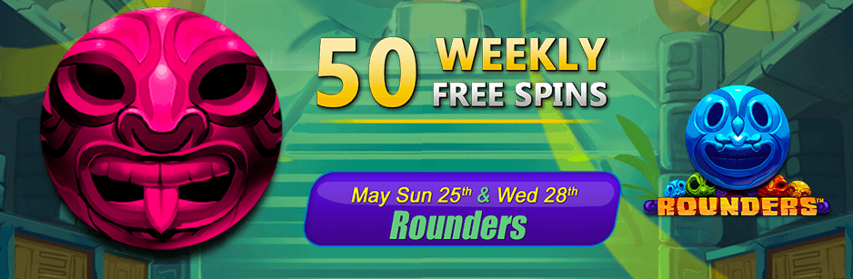 50 FREE Spins Weekly Offer – Limited Time Only