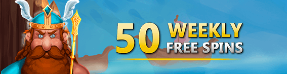 50 FREE Spins Weekly Offer – Limited Time Only