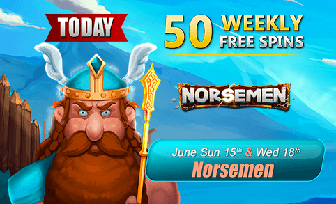 50 FREE Spins Weekly Offer – Limited Time Only