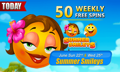 50 FREE Spins Weekly Offer – Limited Time Only