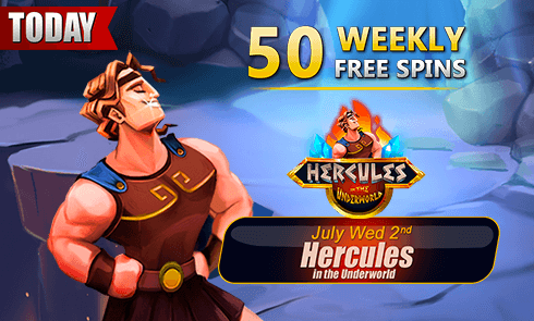 50 FREE Spins Weekly Offer – Limited Time Only