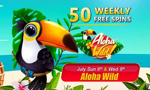 50 FREE Spins Weekly Offer – Limited Time Only