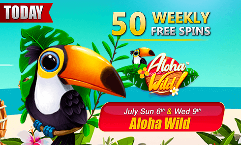 50 FREE Spins Weekly Offer – Limited Time Only