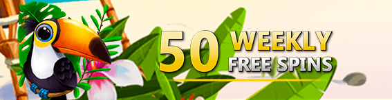 50 FREE Spins Weekly Offer – Limited Time Only