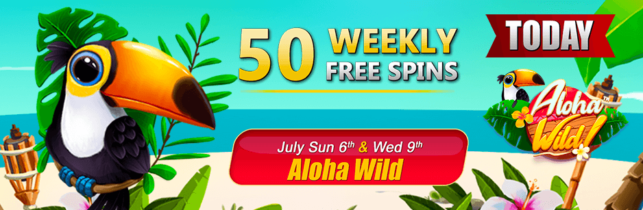 50 FREE Spins Weekly Offer – Limited Time Only