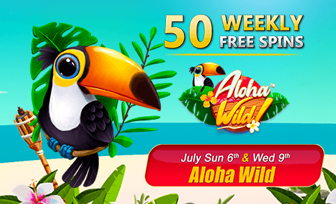50 FREE Spins Weekly Offer – Limited Time Only