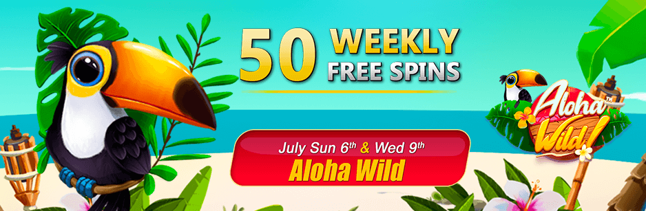 50 FREE Spins Weekly Offer – Limited Time Only