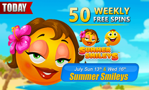 50 FREE Spins Weekly Offer – Limited Time Only