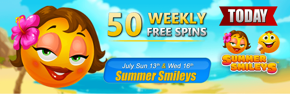 50 FREE Spins Weekly Offer – Limited Time Only